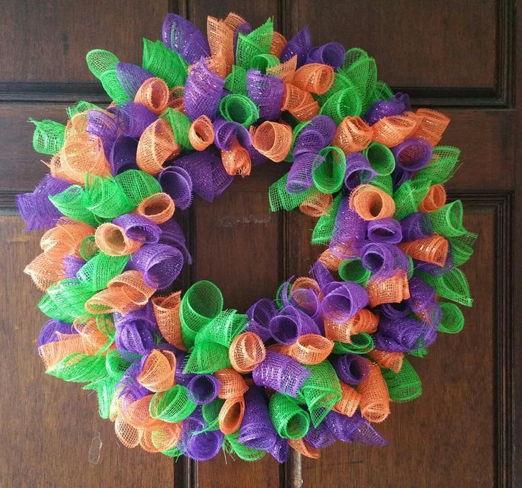 How to Make a Deco Mesh Wreath with Florals - Sincerely Creative Mom