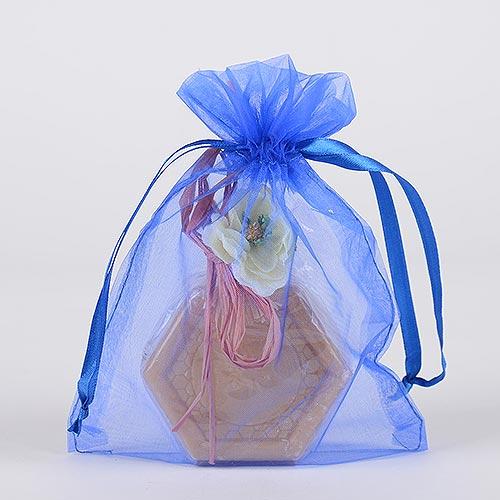 Blue Organza Bags