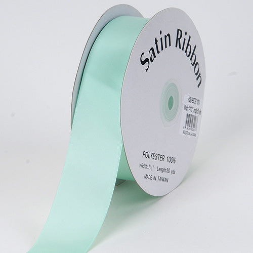 Pastel Green - Satin Ribbon Single Face - ( 1/8 inch | 100 Yards )