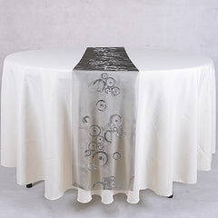 Organza Metallic Design Table Runner