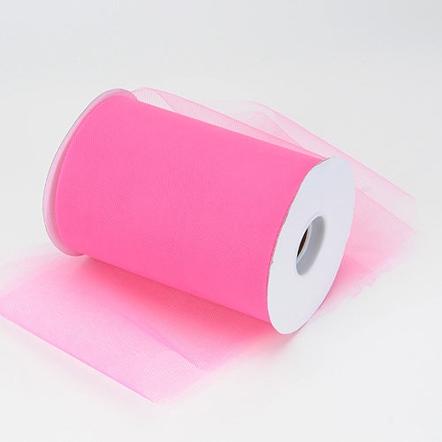 Threadart Premium Soft Tulle Fabric Mega Roll - 100 Yards by 6 Wide - Light Pink