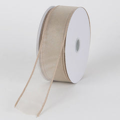 Organza Ribbon Thick Wire Edge