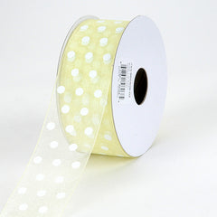 Organza Ribbon Polka Dot