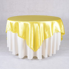 Satin Table Overlays