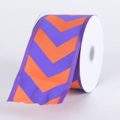 Chevron Print Satin Ribbon